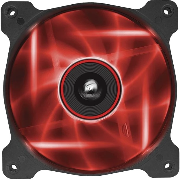 Corsair Air Series AF120 LED Red Quiet Edition, 120mm, 2er-Pack