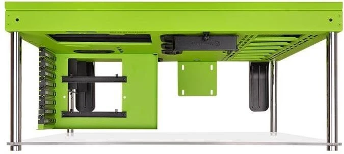 Thermaltake Core P5 grün, Acrylfenster
