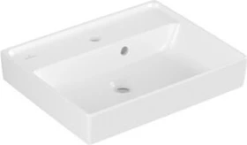 Villeroy & Boch Collaro Handwaschbecken 50x40x15cm, mit Überlauf, stone white ceramicplus