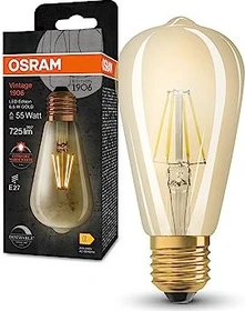 Osram Ledvance Filament LED Vintage 1906 Edison 55 6.5W/824 E27 DIM