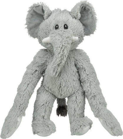 Trixie Hundespielzeug Elefant aus Plüsch mit Quietscher (361012)