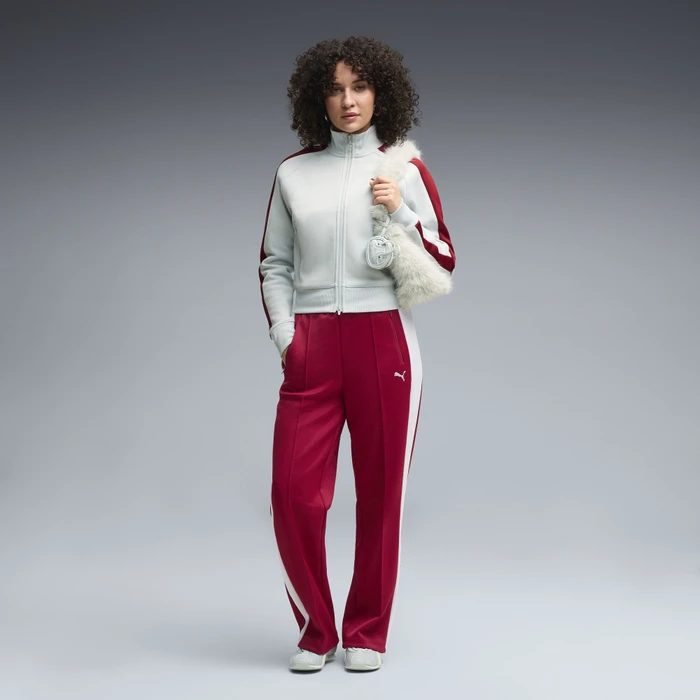 Puma T7 Always On Trainingsjacke créme de mint/garnet glow (Damen)
