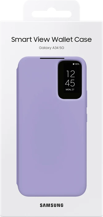 Samsung Smart View Wallet Case für Galaxy A34 5G Blueberry