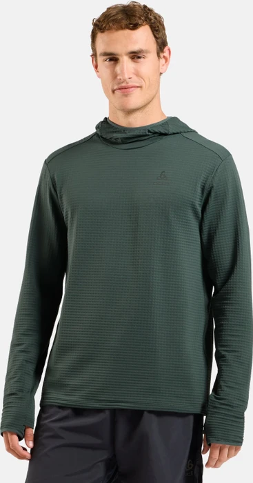 Odlo Essentials Thermal Hoodie Laufshirt langarm urban chic (Herren)