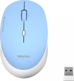 Meetion R570 Wireless Silent Mouse blau, USB (MT-R570BLUE)