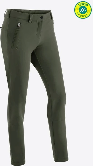 Maier Sports Helga Slim Hose lang green goose (Damen)