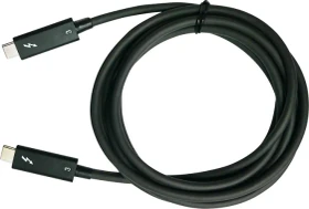 QNAP Thunderbolt 3 Kabel, schwarz, 1.5m (verschiedene Markenbezeichnungen)