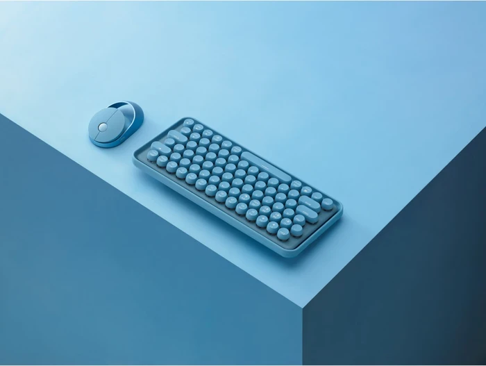 Rapoo Ralemo Pre 5 Multi-mode, blau, LEDs weiß, BLUE Switches, USB/Bluetooth, DE