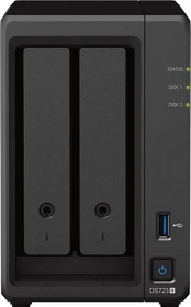 Synology DiskStation DS723+, 2GB RAM ECC, 2x RJ-45 1000Base-T, 1x USB-A 3.0