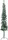 vidaXL Künstlicher Weihnachtsbaum halbrund schlank grün, 120cm (344599)