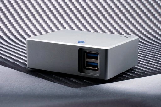 KKSB Aluminiumgehäuse für Odroid XU4, grau/schwarz