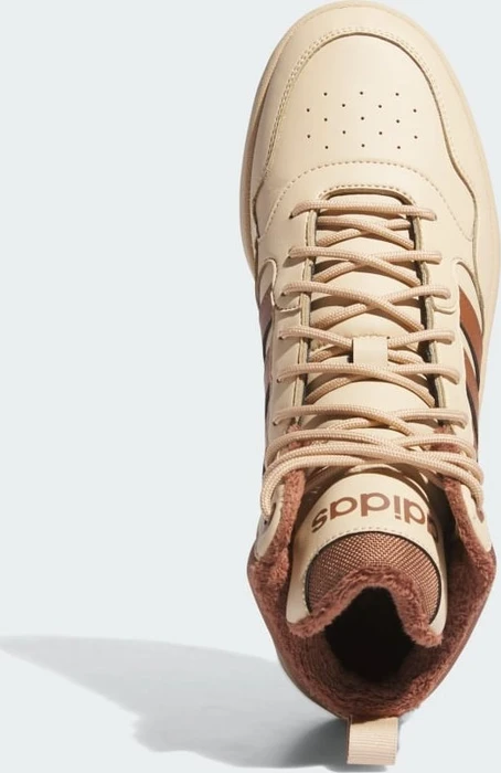 adidas Hoops 3.0 Mid Lifestyle Basketball Classic Fur Lining Winterized magic beige/preloved brown
