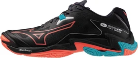 Mizuno Wave Lightning Z8 black/neon flame/peacock blue