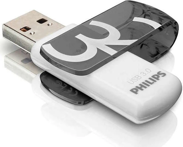 Philips Vivid 32GB grau, USB-A, USB 3.2 Gen 1×1