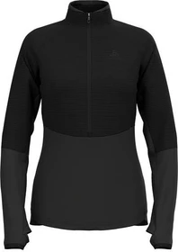 Odlo Descent Ceramiwarm Midlayer Half Zip Funktionsshirt langarm schwarz (Damen)