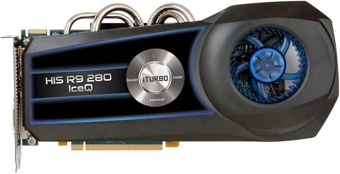 HIS Radeon R9 280 IceQ OC, 3GB GDDR5, DVI, HDMI, 2x mDP