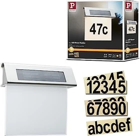 Paulmann Outdoor Solar LED Hausnummernleuchte edelstahl