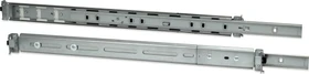 Inter-Tech Teleskopschienen, für 500-800cm Einbautiefen, edelstahl, 455mm, 1HE