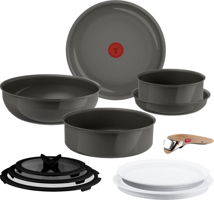 Tefal L27290 Ingenio Renew Kochgeschirr-Set, 11-tlg.