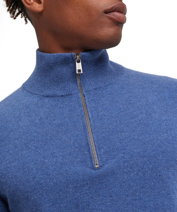 Falke Luxury Troyer Pullover bluestone (Herren)