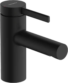 Hansgrohe Zesis S Einhebel-Waschtischarmatur 70 CoolStart mit Zugstangen-Ablaufgarnitur mattschwarz
