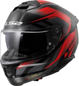 LS2 FF808 Stream II Fury schwarz/rot