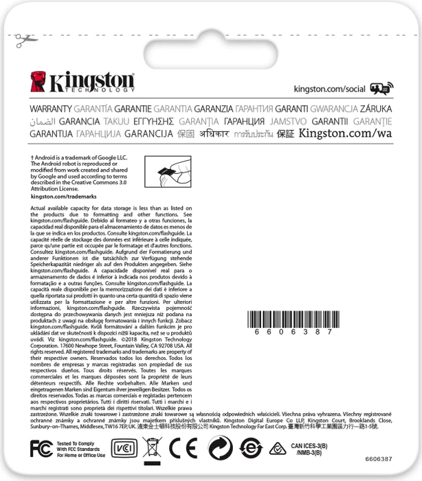 Kingston Canvas Select R80 16GB Kit, UHS-I U1, Class 10