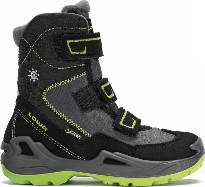 Lowa Milo GTX Hi schwarz/limone (Junior)