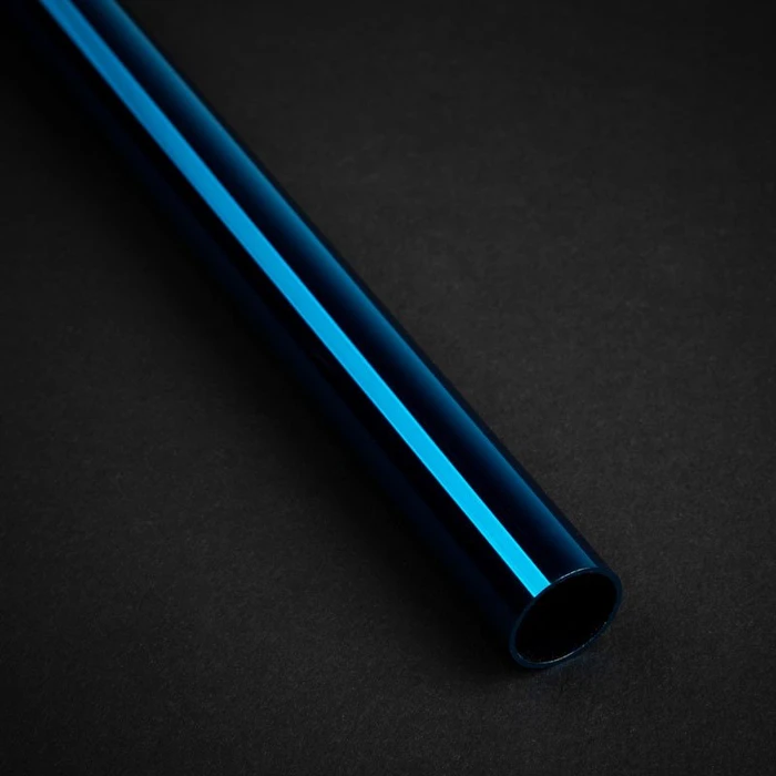 Bitspower Messing Hardtube 14mm, blau, Royal Blue
