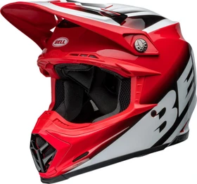 Bell Moto-9S Flex Rail rot/weiß/schwarz