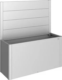 Biohort Sichtschutz 399x4x91cm für Hochbeet silber-metallic