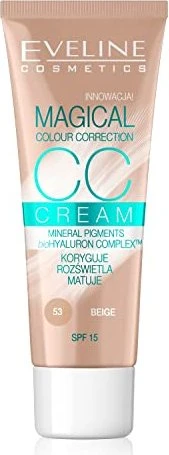 Eveline Cosmetics Magical Colour Correction CC Cream Nr. 53 beige LSF15, 30ml