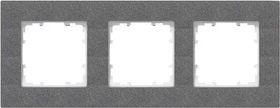 Siemens DELTA miro Rahmen 3-Fach, carbonmetallic