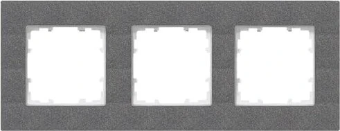 Siemens DELTA miro Rahmen 3-Fach, carbonmetallic