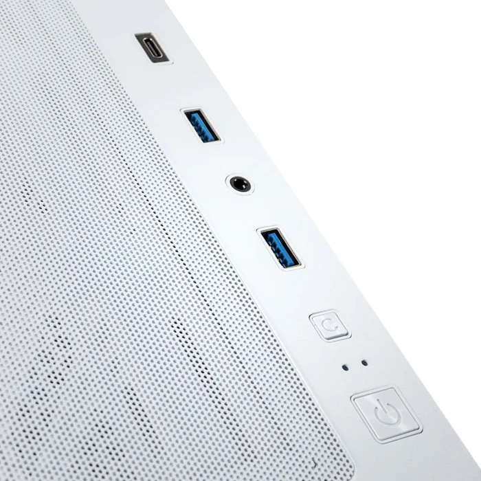 Raijintek Ponos Ultra White TG4, weiß, Glasfenster