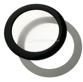 DEMCiflex Staubfilter 80mm rund schwarz/weiß