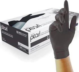 Unigloves Black Pearl Einweghandschuhe S, 100 Stück