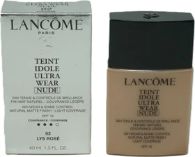 Lancôme Teint Idole Ultra Wear Nude Foundation 02 Lys Rose LSF19, 40ml