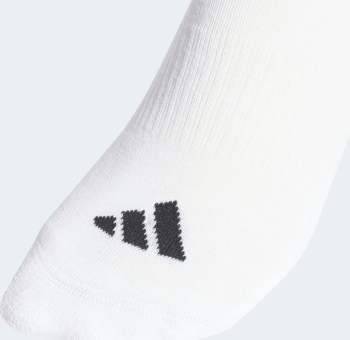 adidas 3-Streifen Cushioned Sportswear Mid-Cut Crew Socken weiß/schwarz, 3 Paare