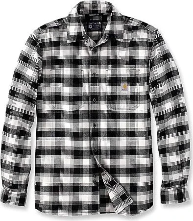 Carhartt Rugged Flex Relaxed Fit Midweight Flannel Plaid Hemd langarm malt (Herren)