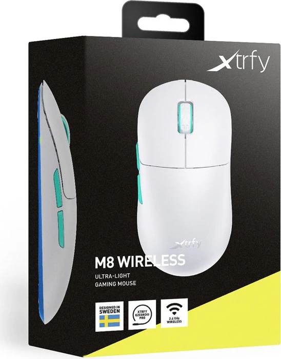 Xtrfy M8 Wireless weiß, USB