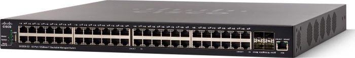 Cisco SX350X Rackmount 10G Managed Switch, 48x RJ-45, 4x SFP+