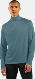 Odlo Run Easy Laufshirt langarm provincial blue melange (Herren)