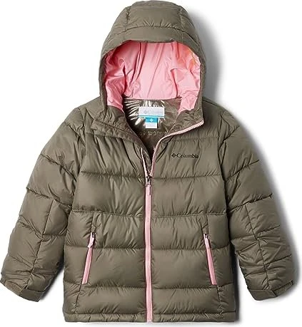 Columbia Pike Lake II Puffer Hooded Jacke stone green (Junior)