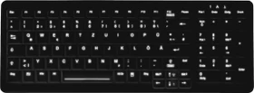 Contour Design Active Key AK-C7000 Medical Keyboard Compact, schwarz, USB, DE (AK-C7000F-U1-B/GE)
