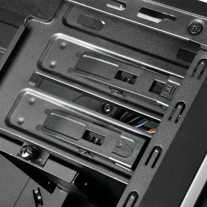 SilverStone Precision PS11, schwarz, Acrylfenster