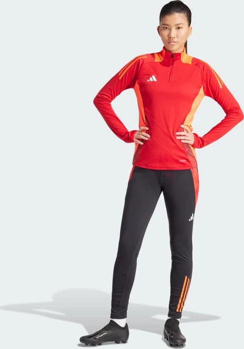 adidas Tiro 24 Competition Trainingshose lang black/app solar red (Damen)