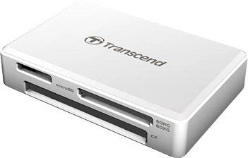 Transcend RDF8 v2 weiß Multi-Slot-Cardreader, USB 3.0 Micro-B [Buchse]