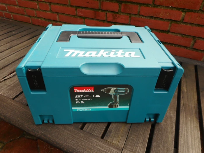 Makita DTW450RMJ Akku-Schlagschrauber inkl. MAKPAC + 2 Akkus 4.0Ah