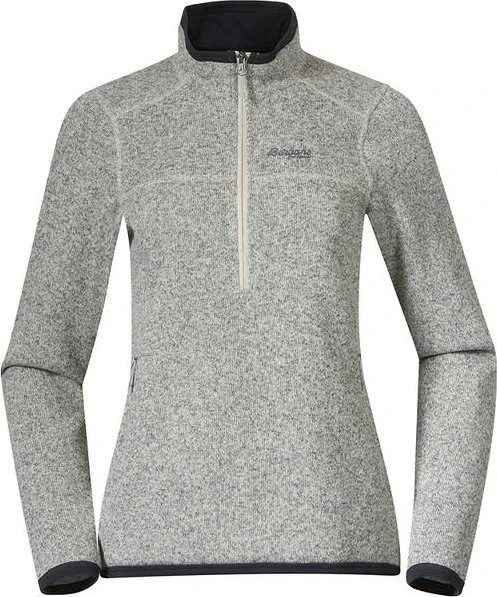 Bergans Kamphaug Knitted Half Zip Pullover chalk sand (Damen)